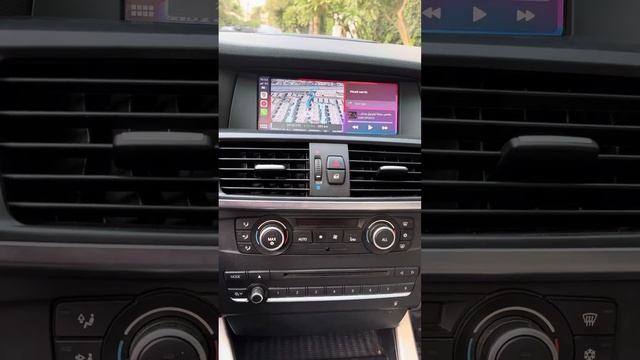 BMW X3 F25 2012 Carplay On Original Screen تشغيل الكاربلاي على الشاشه الاصليه 👍✅