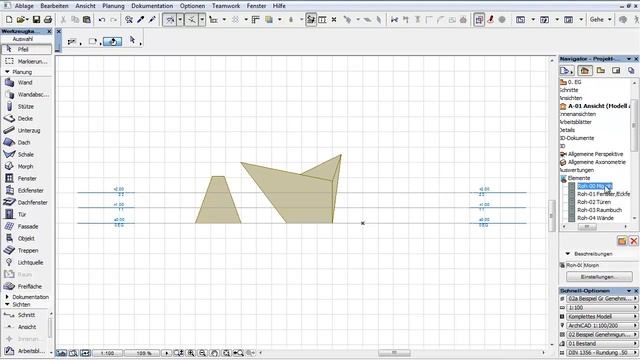 ArchiCAD 16 - Das Morph-Werkzeug - 1 - Einleitung zum Gebrauch des Morph-Werkzeugs смотреть онлайн