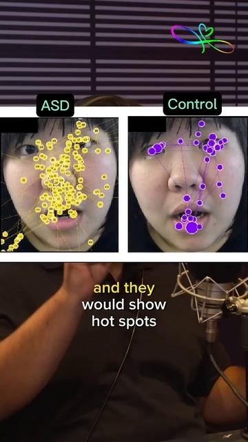 Внимание аутиста на фото