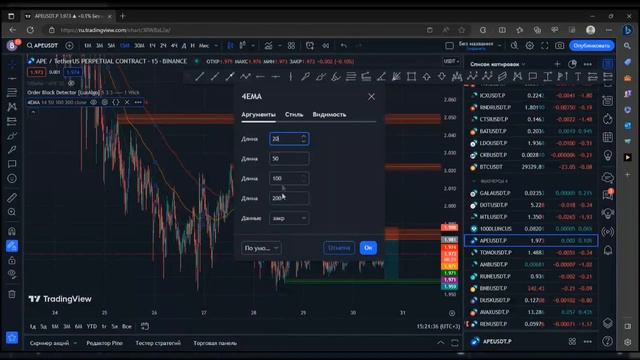 Индикатор и все о: Order Block Detector [luxAlgo] смотреть онлайн
