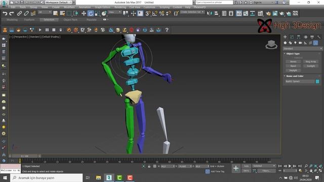 29) 3Ds Max Biped and Bones Techniques Tutorial смотреть онлайн