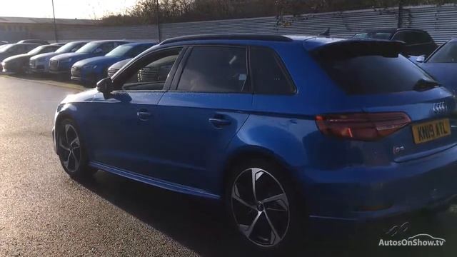 KN19ATL AUDI A3 S3 SPORTBACK TFSI QUATTRO BLACK EDITION BLUE 2019, Sytner Audi Bradford смотреть онлайн