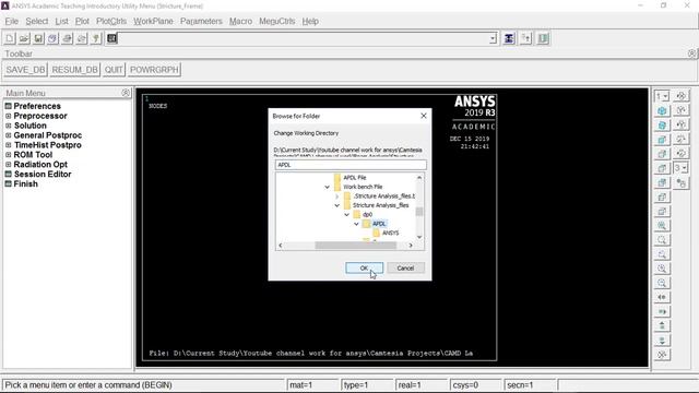 Ansys Tutorial - How to Import & Do 3D Solid model analysis using Ansys APDL смотреть онлайн