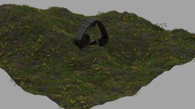 Primera prueba de RING para orugas en Blender renderizado con CYCLES смотреть онлайн