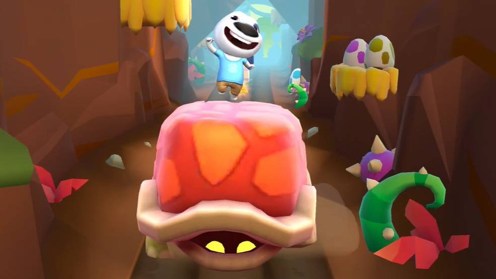 Мой говорящий Хэнк в мире динозавров Talking Tom Time Rush | Мультик Бегалки для детей смотреть онлайн