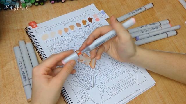 How To Color Different Skin Tones With 10 Copic Markers - Copic Skin Tones Tutorial