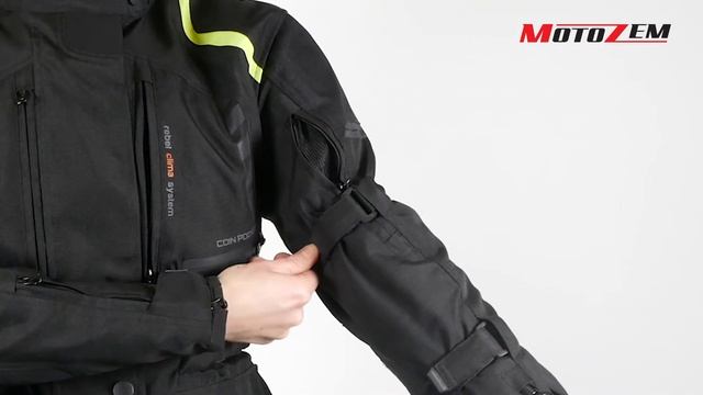 Dámská moto bunda Rebelhorn Hiker II černo-fluo žlutá смотреть онлайн