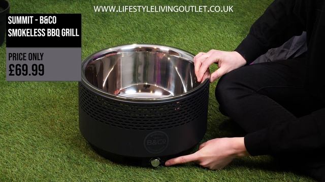 Summit B&Co Smokless BBQ Grill