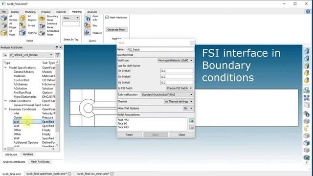 Turek-Hron FSI 2 benchmark solved with OpenFOAM/CalculiX and preCICE coupling -Setup in CastNet смотреть онлайн
