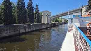 Июнь 2024. Москва Сити - Экспоцентр шлюзование на прогулочном катере Чижик II