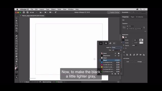 InDesign-Use a Master Page смотреть онлайн