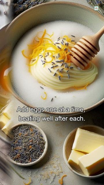 Lemon Lavender Cake Recipe - Spring Recipe: Lavender And Lemon Bundt Cake Baked By A Cat! #shorts