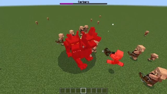Cerberus VS 100 Piglins In Minecraft