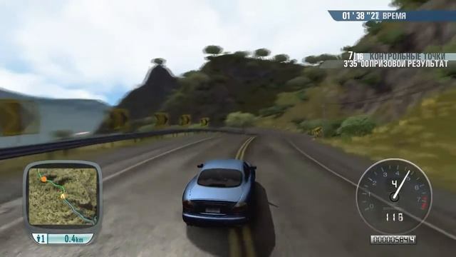 TDU - Jaguar XKR Coupe, D3 - Гонка по гигантским шпилькам смотреть онлайн