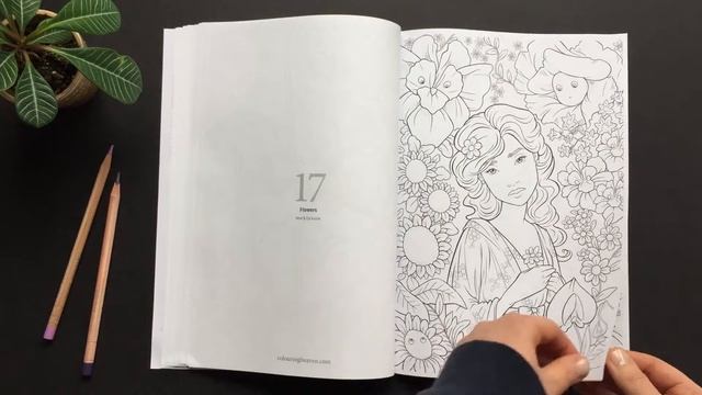 Alice In Wonderland Coloring Book ♥ Colouring Heaven Book Flip Through