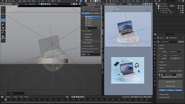 20 | عمل تصميم بواسطة blender kit addons | إضافة الموديلز смотреть онлайн
