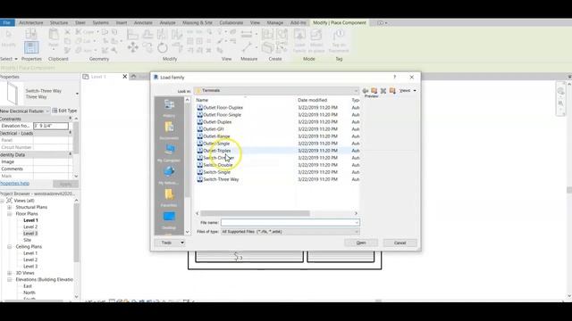 Revit Tutorial: Adding Electrical Plan Symbols смотреть онлайн