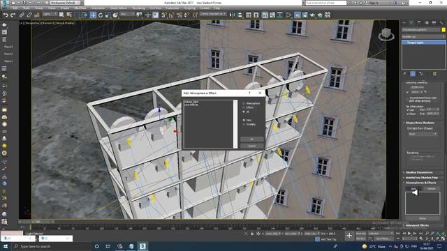 3DsMax Tutorials, Learn 3D Modeling , Texturing & Lighting a Stadium in 3dsmax (Part 12) смотреть онлайн