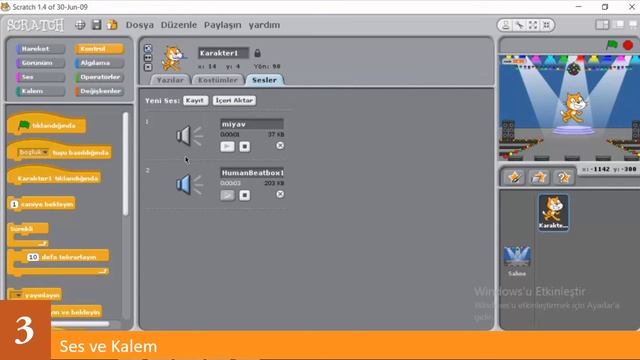Scratch'da Ses Kullanımı - Arka Plan Müzik Ekleme - Fon Müziği Ekleme смотреть онлайн