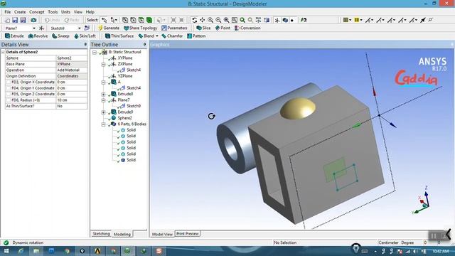 12 ansys design modeler know 3d tools and interface hindi tutorial смотреть онлайн