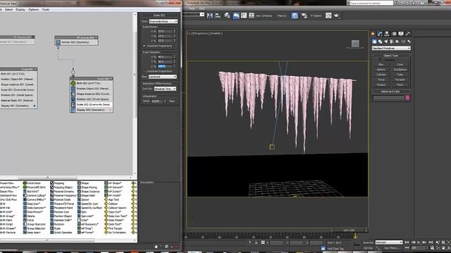 3DS MAX - realistic icicle particle,material,rendering смотреть онлайн