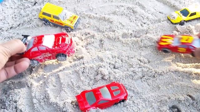 Learn Colors with Small Car for Children Educational Video Cars for Kids Finger Family Song Nursery смотреть онлайн