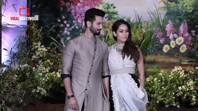 Shahid Kapoor With Pregnant Wife Mira Rajput At Sonam Kapoor's GRAND Wedding Party смотреть онлайн