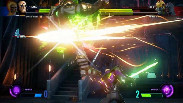 Ghost Rider & Sigma vs Gladiator Hulk & Nemesis (Very Hard) - Marvel vs Capcom | 4K UHD Gameplay смотреть онлайн