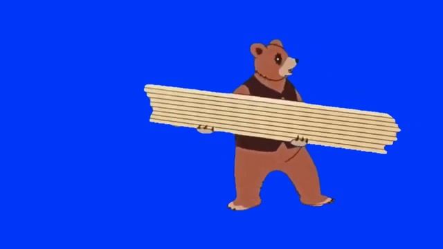 Медведь строитель футаж смотреть онлайн