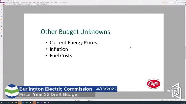 Burlington Electric Commission - 4/13/2022 смотреть онлайн