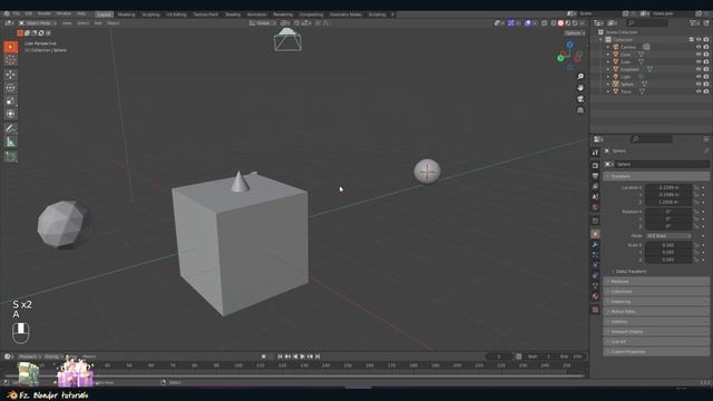 Blender Quick Tip / 3D Cursor ฟังก์ชันคู่ใจสำหรับสายปั้นโมเดล смотреть онлайн