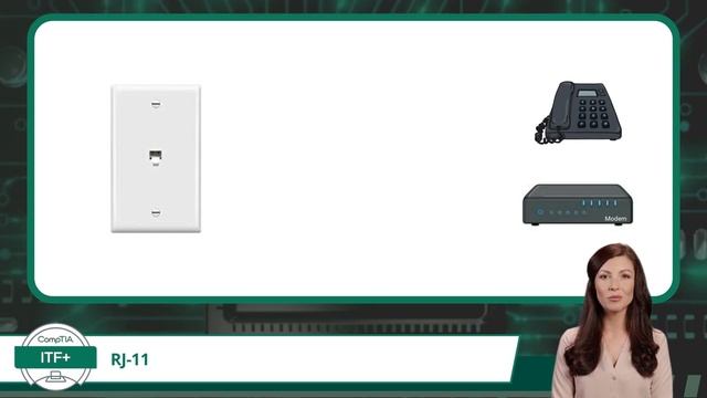 CompTIA ITF+ (FC0-U61) | RJ-11 | Exam Objective 2.1 | Course Training Video смотреть онлайн