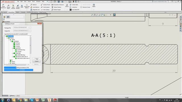 CADfeature INVENTOR to SOLIDWORKS смотреть онлайн