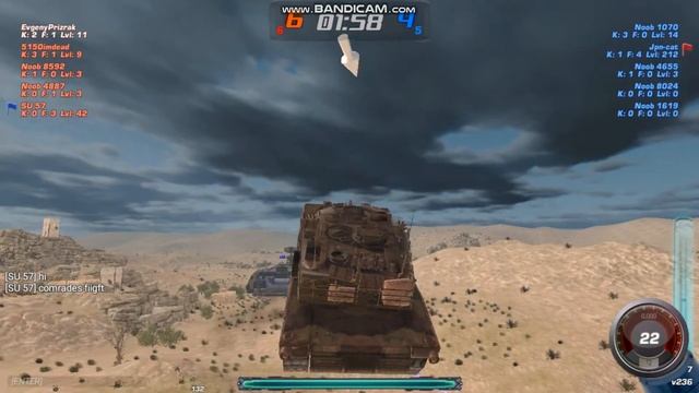 Евгений Prizrak играет в Tank Off смотреть онлайн