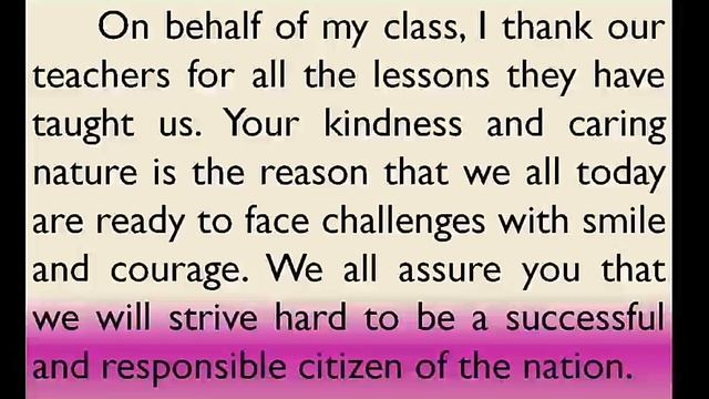 Farewell speech in English by class 10 / 12 student | Smile Please World смотреть онлайн