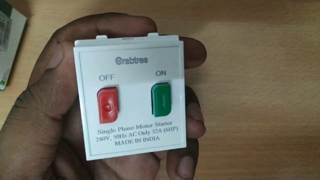 Havells Crabtree Athena 32A Motor Starter Switch, White смотреть онлайн