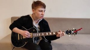 Цой стук на электрогитаре. cover.