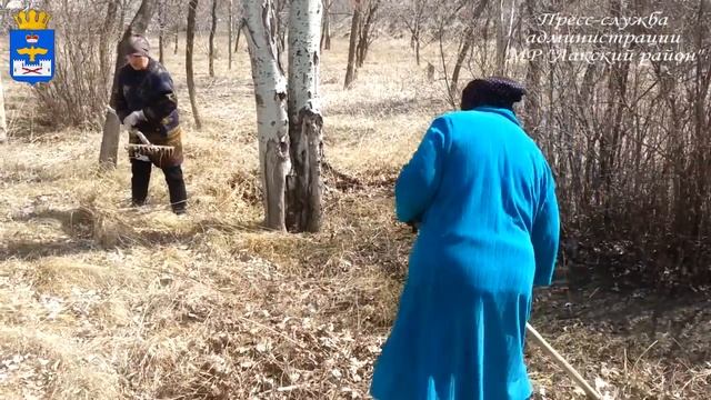 Дагестан. Лакский район. В селении Хури прошел субботник. 05.04.15г. смотреть онлайн