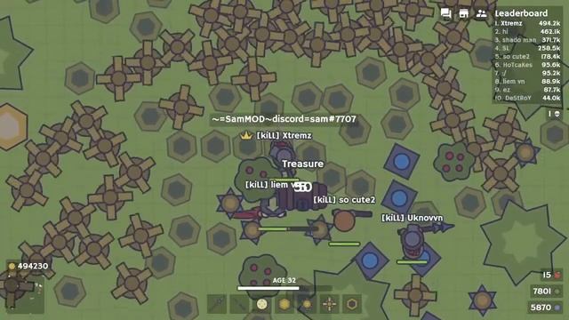 Moomoo.io hack | Best Insta Kills | SamMOD V-0.3 смотреть онлайн