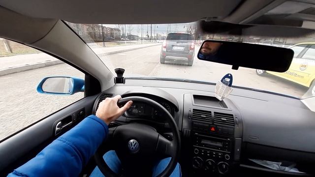 VW POLO 1.4 TDI cold start and POV drive смотреть онлайн