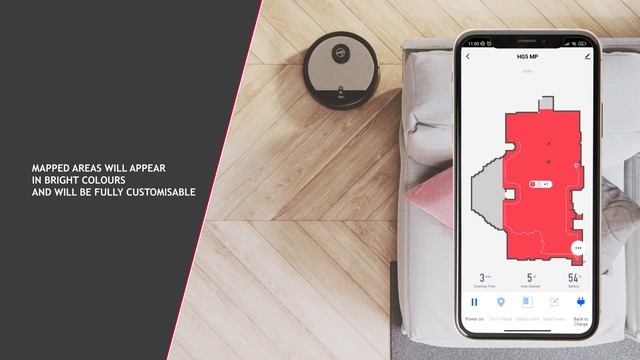 Robot vacuum cleaners | Hoover - HG5 - How to create the first home map - Set-up Video | 30s смотреть онлайн