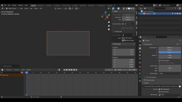 HOW TO LOCK THE CAMERA TO VIEW - BLENDER QUICK TIPS смотреть онлайн