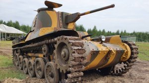 Японский танк Тип 97 Шинхото Чи-Ха на слёте «Моторы Войны», август 2021