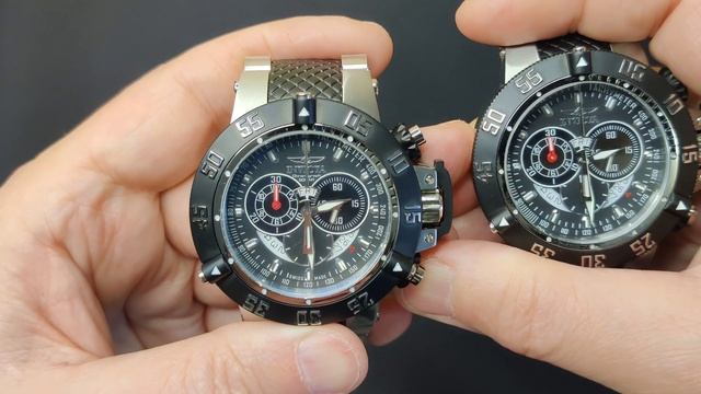INVICTA 4696 Swiss Made. Сравнение с переизданием. Reserve Subaqua Noma III. смотреть онлайн