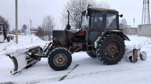 очистка дорог от снега 72 часть