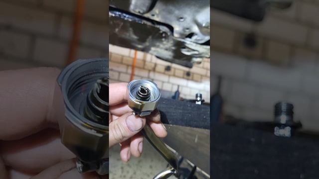 Замена сливной пробки на обратный клапан!