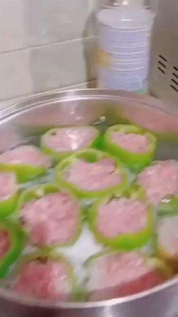 Фаршированный перец😋 С любимой ужин...