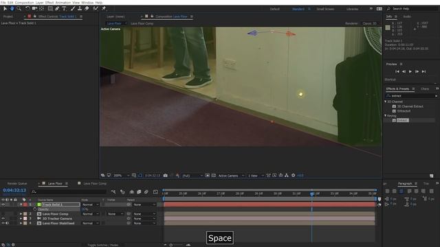 THE FLOOR IS LAVA!!! After Effects 3D Camera Tracker Tutorial смотреть онлайн