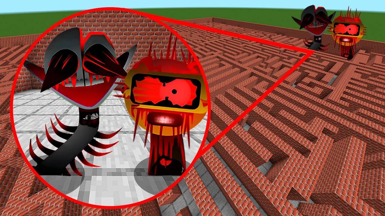 Incredibox Sprunki RADDY и GARNOLD | Minecraft | Incredibox Sprunki смотреть онлайн