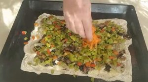 Постный стол. Пицца.Круассаны.Квас. (360p)